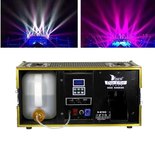 Supplier wire remote disco mist fluid haze fog machine 1500w hazer