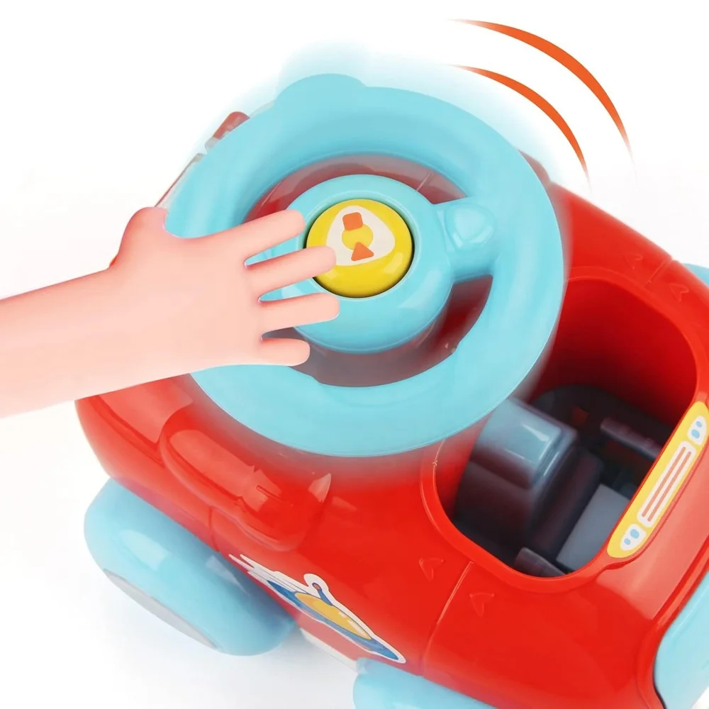 Baby cartoon catapult car toy press and go catapult vehicles inertial ejection storage car with anti-collision & fall resistance