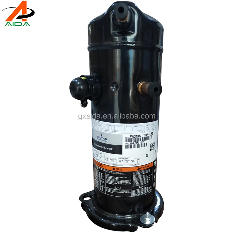Original new ZW34KSE-TFP-582 3phase/380v/50hz heat pump compressor scroll air conditioner compressor