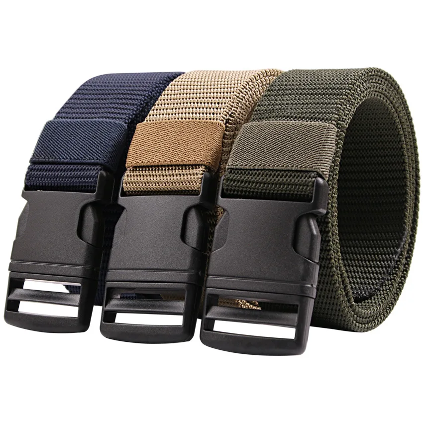 Amazon Wholesale  Heavy Duty 8280 Nylon Adjustable Military Tactical Waist Belt  Plastic Buckle Suitable For Army Camp