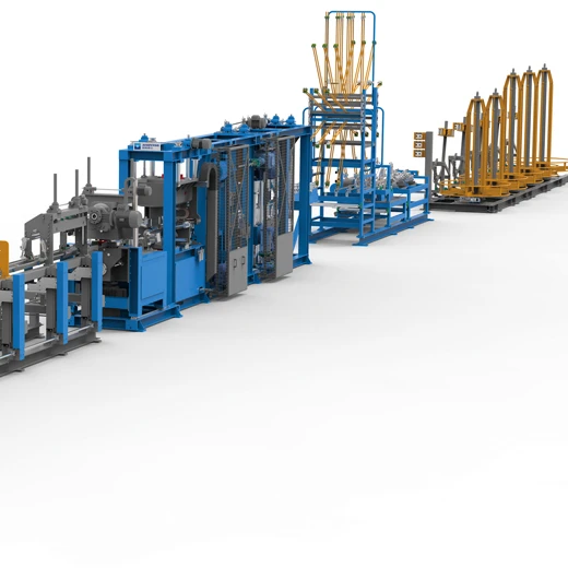 Reinforcement truss welding production line