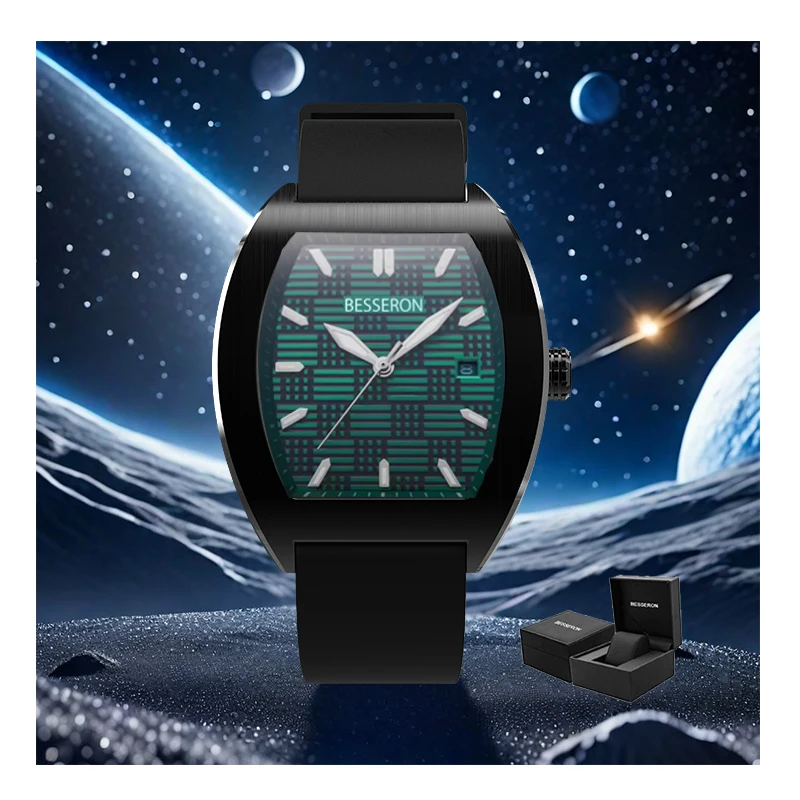 Custom Logo Relogio Masculino Herren Uhren Montre Silicone Mechanical Automatic Luxury Waterproof Wrist Mens Watch With Luminous