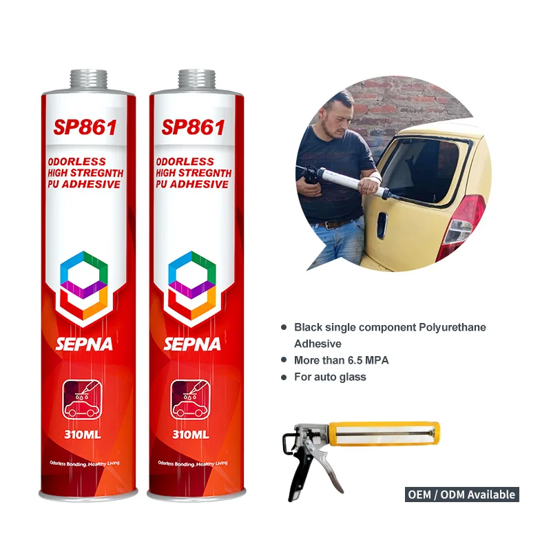 High Strength Bonding Black car Polyurethane Windshield Windscreen Sealant Adhesive for automotive glass