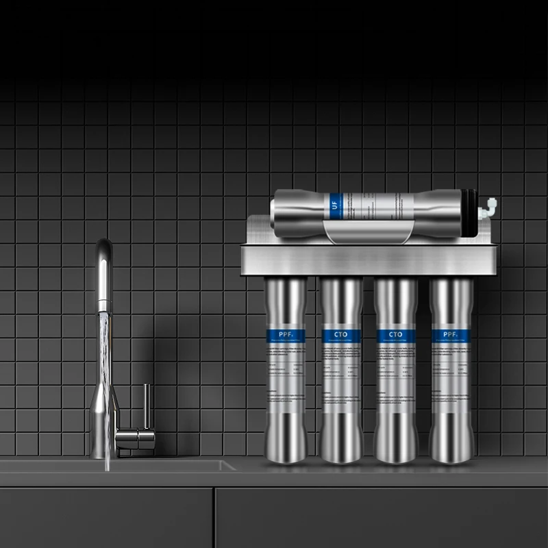 Purificador De Agua 5 Stages Filtration Under Sink Ultra Filtration Water Purifier Large Water Flow Portable Water Filter