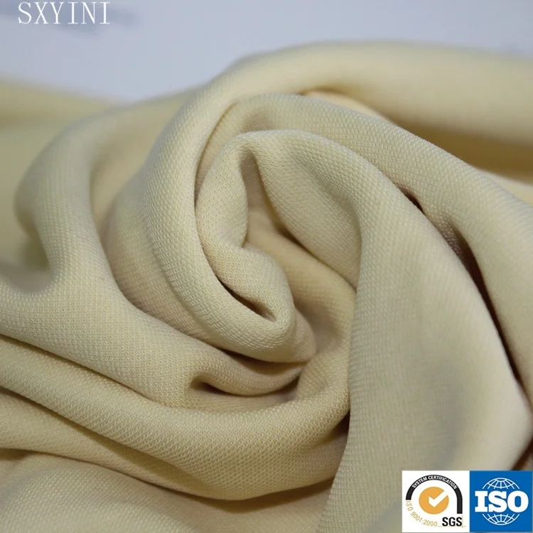 
high-end knitted cupro sand washed fabric 