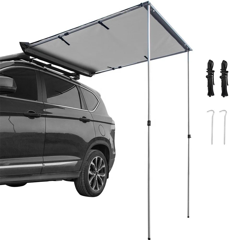 Outdoor Aluminum Case New Design Car Side Awning Tent 4x4 SUV Car Side Awning  Car Camping Awning