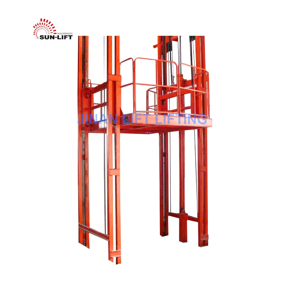 Factory Selling Electric Industrial Cargo Elevator Mezzanine Hydraulic Warehouse Cargo Lift Table With CE