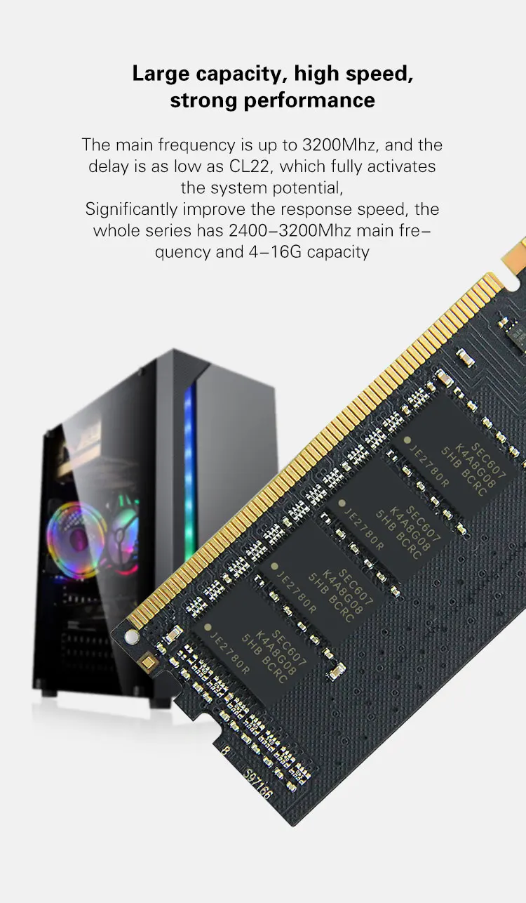 Оперативная Память DDR4 16 Гб 3200 МГц для настольного компьютера напрямую с