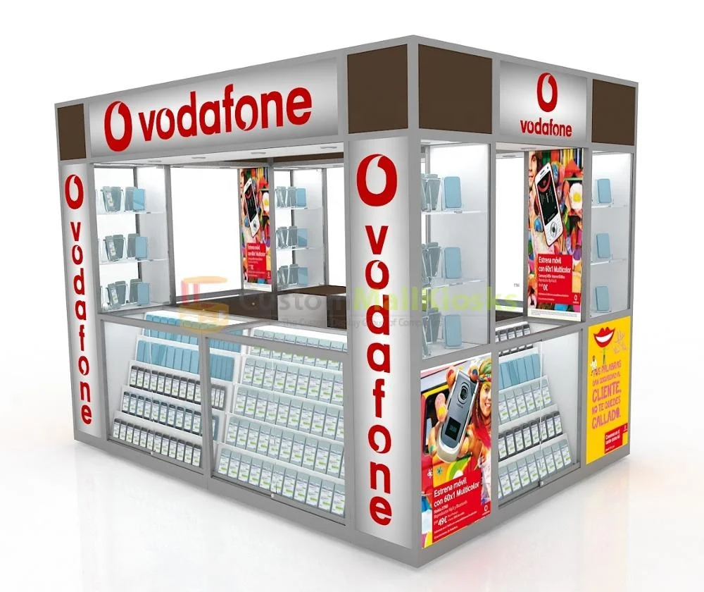 Hot Selling 3D Design mobile Phone Store Furniture Mobile Accessories Display Showcase with good price For Sale