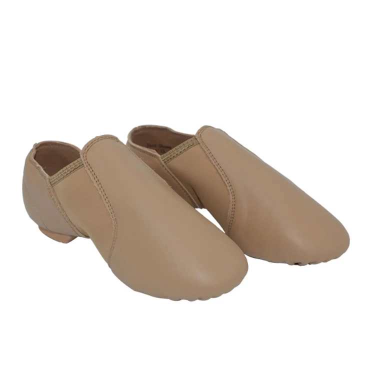  In-stock ready to ship soft leather jazz dance shoes for girls