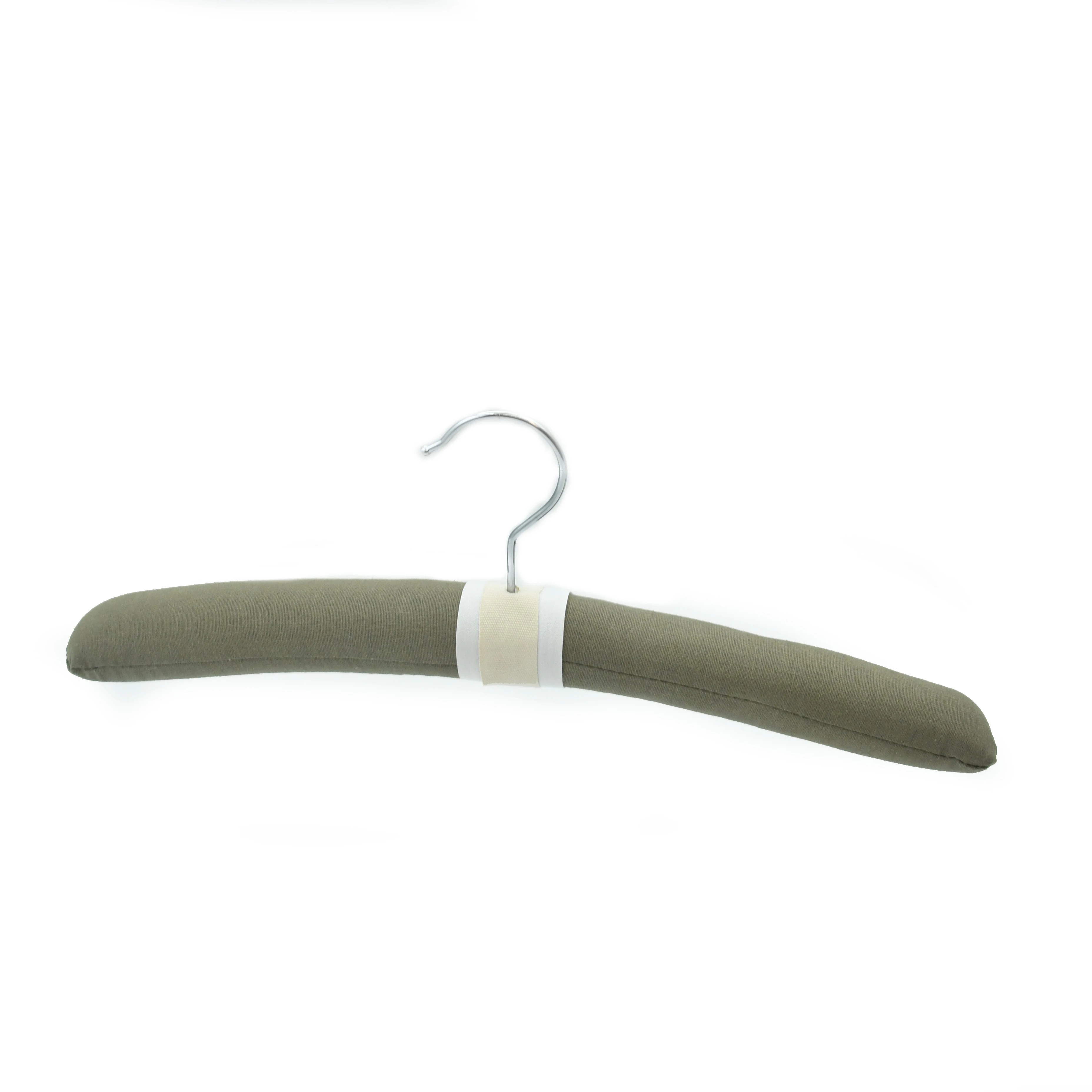 
High quality ramie cotton fabric padded coat wedding/formal dress hanger 