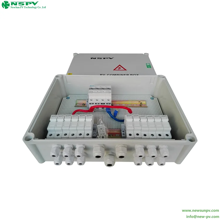 Solar DC fuse combiner box rating current 15A PV string box