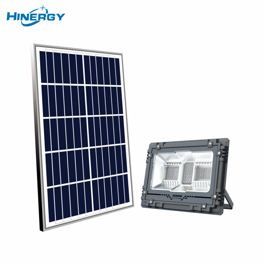 Hinergy Outdoor Floodlight Ip66 Waterproof 100w 200w 300w 400w 500w Led Solar Flood Light