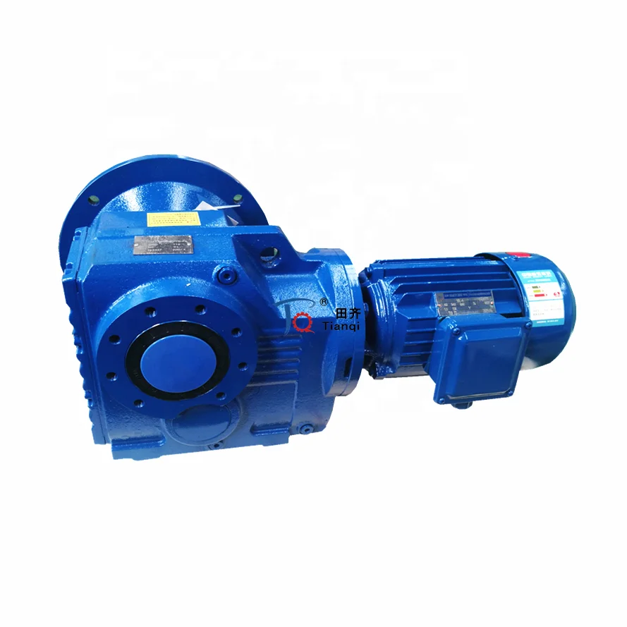 TIANQI Helical Spiral Bevel Cycloidal Planetary gear speed reducer electric motor reductor gearbox