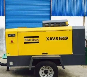 Diesel screw moving air compressor
