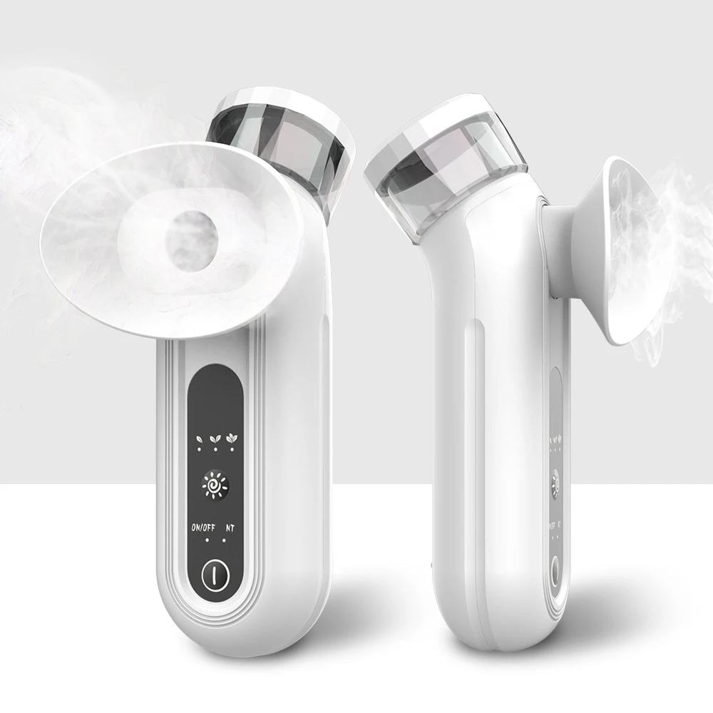 3 Gear Modes Temp Adjustable Eye Spa Mist Sprayer Handy Dual Use Nano Atomization Facial/Eye Mister Dry Eyes Moisturizing