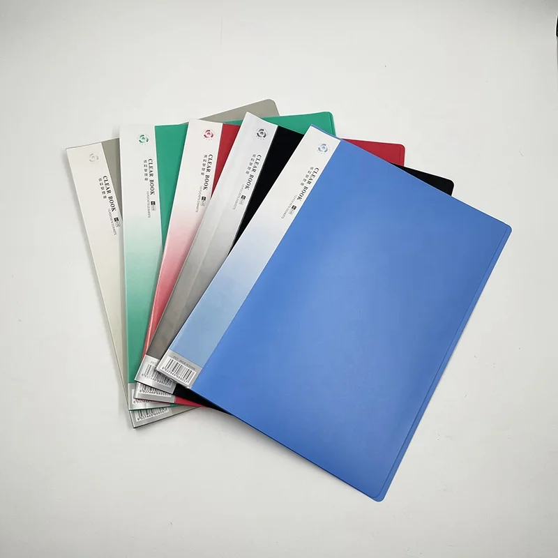 Китайская фабрика, пластиковая папка для файлов формата A4, 10 карманов, прозрачная книга для документов