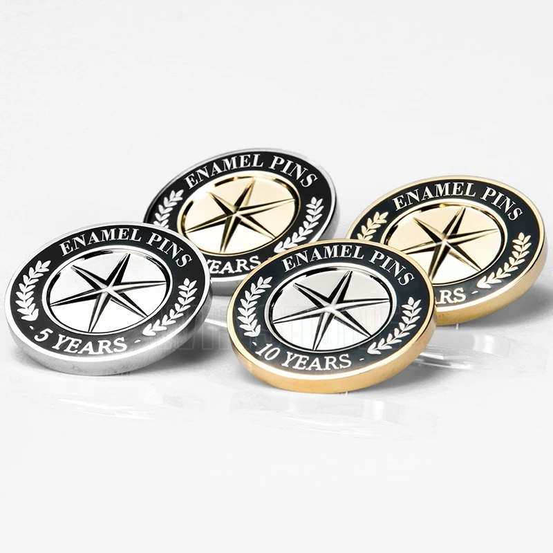 Custom Hard Enamel Emblem Brass Pins With Gold Finishing for Luxury Car