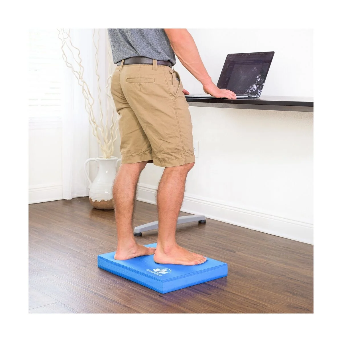 Sansd Soft Fitness TPE Balance Pad Thick Yoga Mat Foam Exercise Pad Balance Cushion Yoga Pilates Balance Board