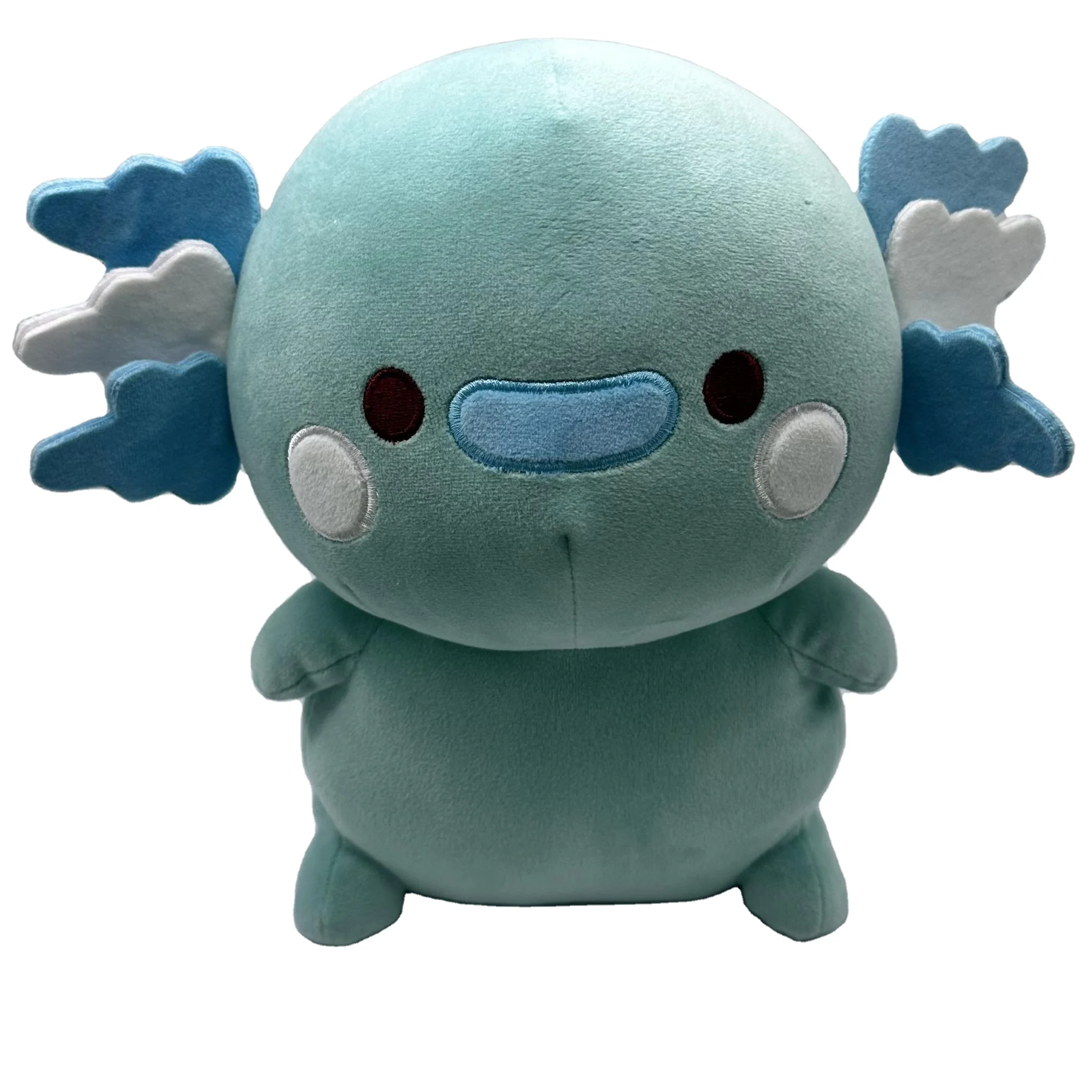 Brand New Standing Axolotl Plush toy Cute Cartoon Salamander Plush Dolls Custom Stuffed Animal newt Toys Promotional Gifts