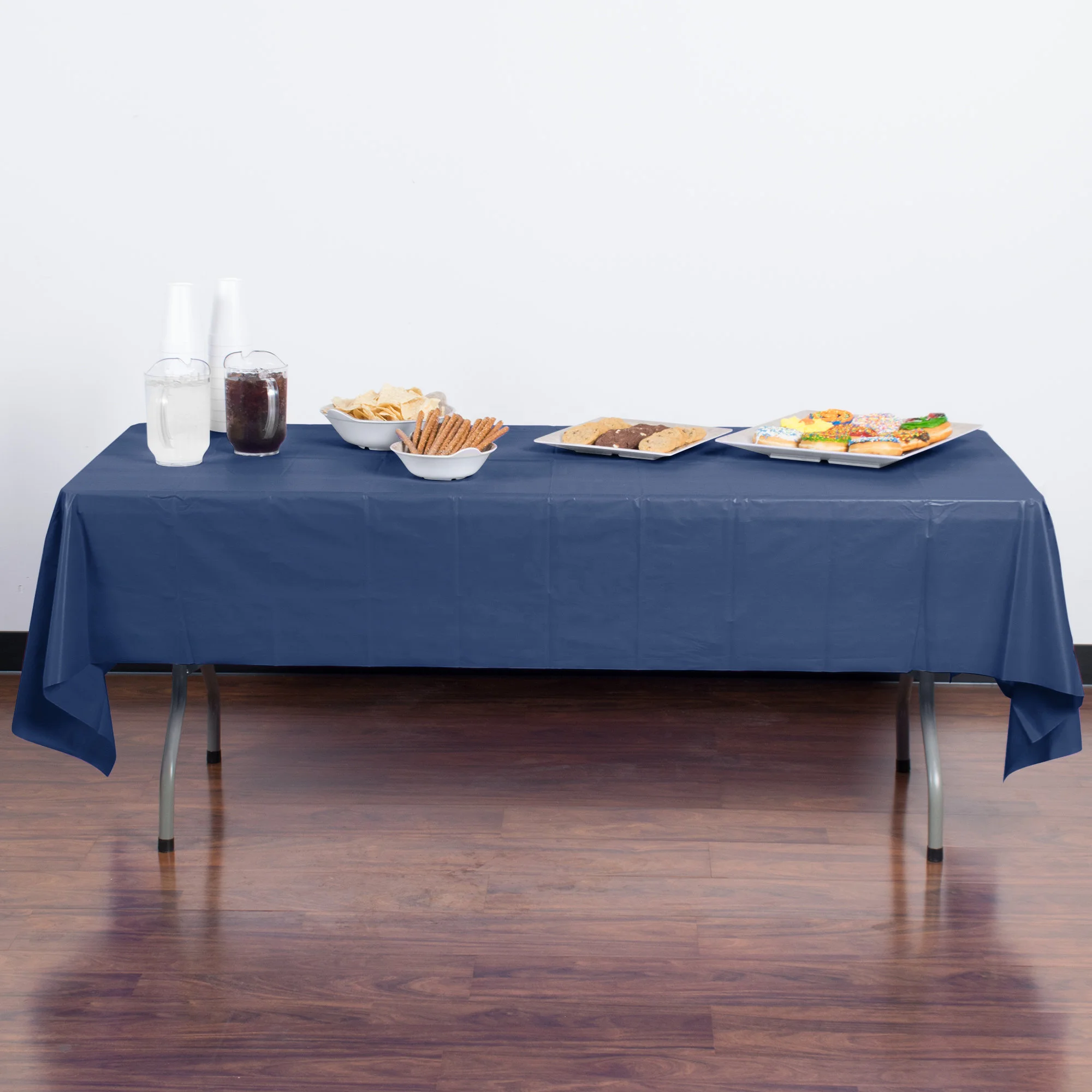 Exquisite Plastic Tablecloth 54in*108in for disposable tablecover