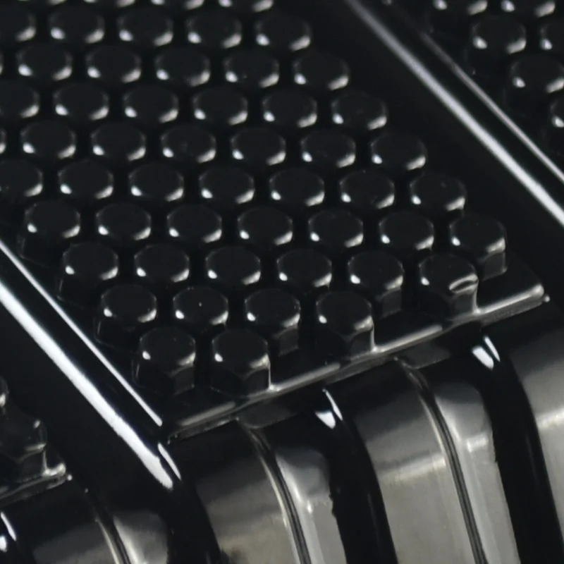 New design food grade PET blister disposable absorbent trays for vegetable and meat packaging