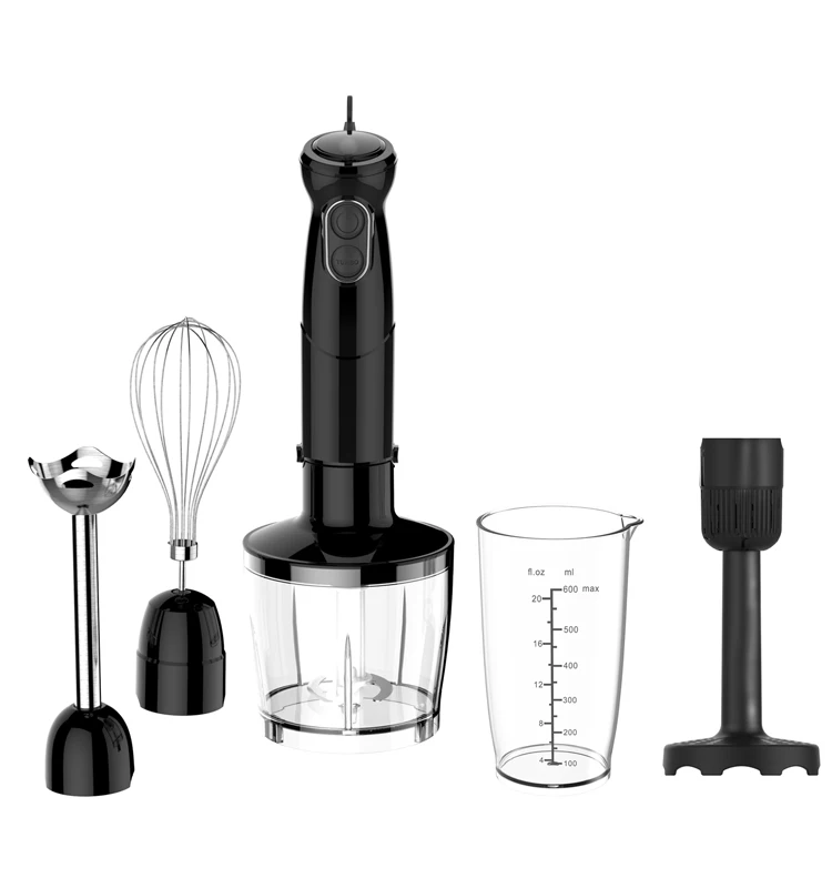 2024 New immersion blenders portable electric 6 in 1 hand silver crest beauty blender machine for home