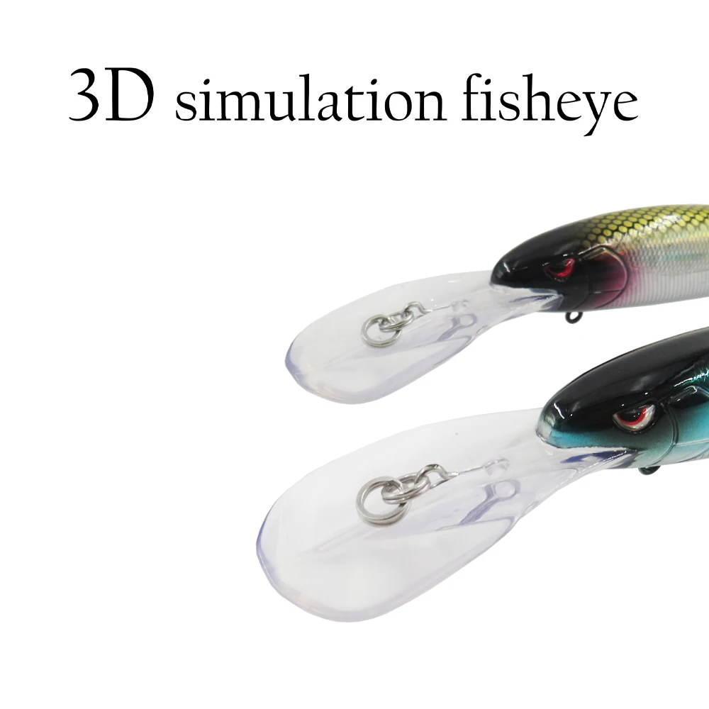 16cm/21g Minnow Fishing Lure Artificial Bait for Bass Shark Marlin Bream Tackle for River and Saltwater Fishing