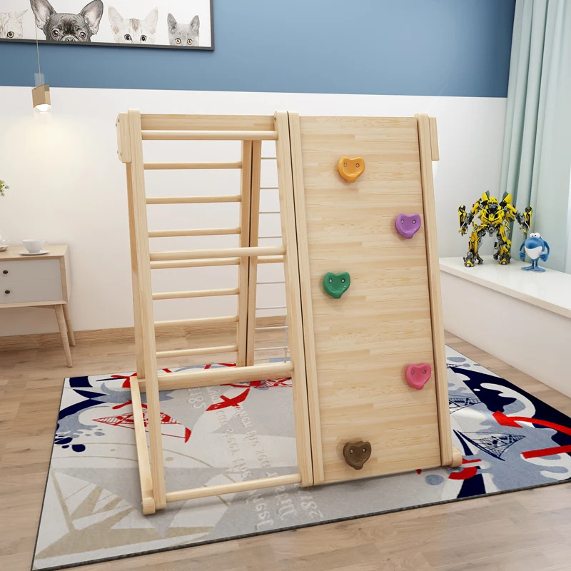 Wooden balance board indoor toy training kindergarten outdoor toys climbing frame