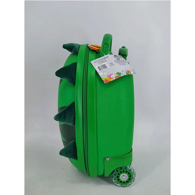 Dinosaur Design Kids Portable 16-Litre EVA Carry-On Suitcase Lightweight Cabin Bag kids Trolley case for Travel and Holidays