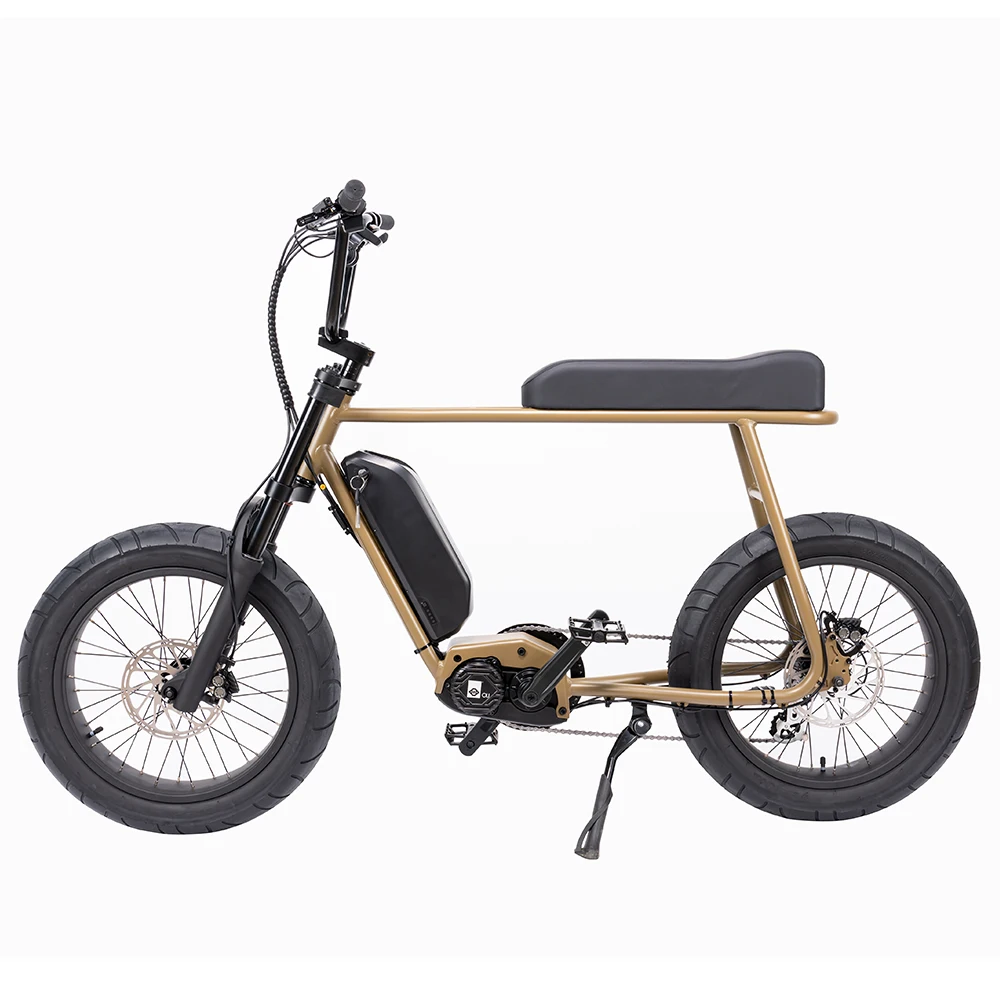 2024 Mario Vintage Retro Style Electric Bike with 250w Mid Motor and 36v lithium battery