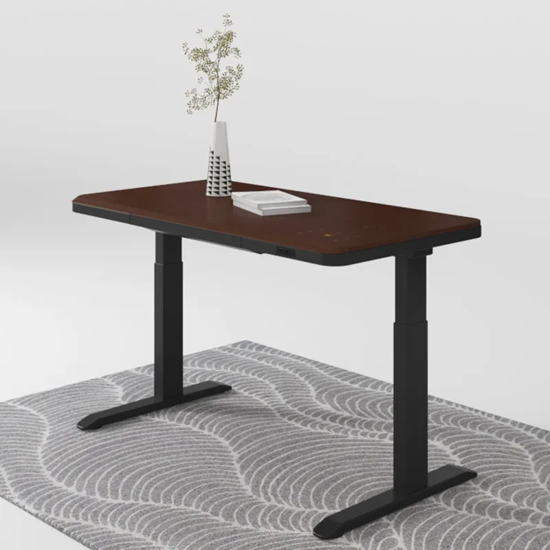 Customize Wooden Home Office Smart Motorized Sit Standing Electric Lifting Height Adjustable Desk