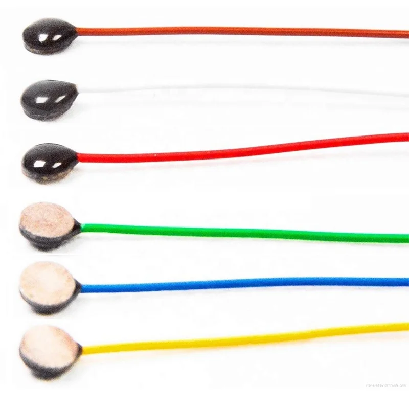 8mm Disk  Ag AgCl Sintered Silver  Electrode Sintered EEG electrode