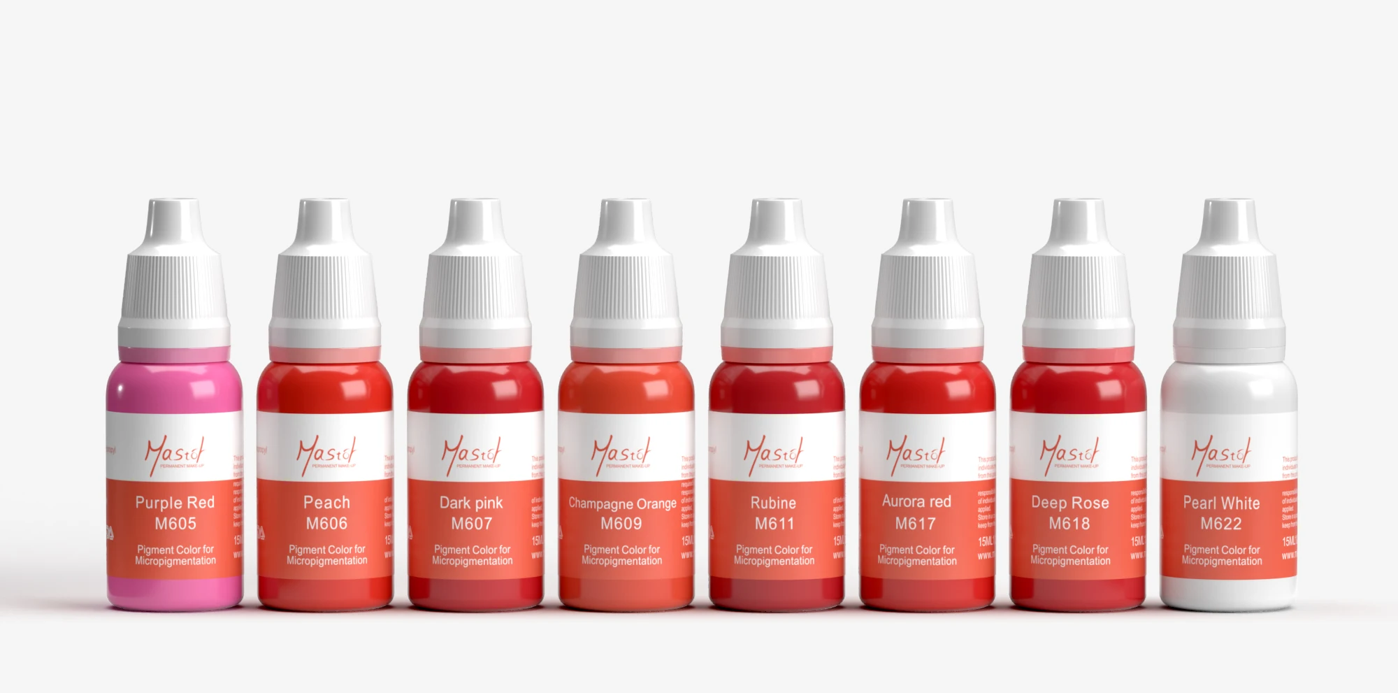 MASTOR Candy Lip Permanent Makeup Tattoo Color/Lip Pigment Kit for PMU Lip Brush Service