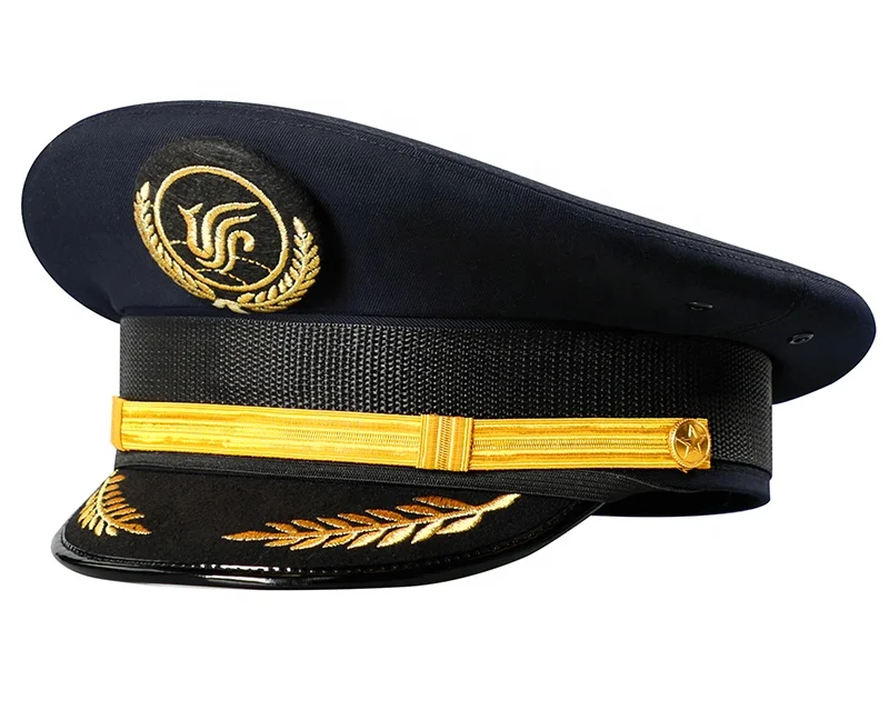 Изготовленный на заказ для вечеринок в стиле милитари капитан шляпы форма шапка пилота капитан шапки