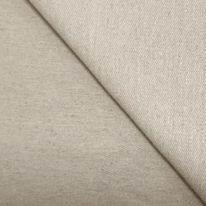 41030-New Arrival 385g Hemp Cotton Fabric 30%Hemp 70%Cotton Twill Denim Fabric for Jeans and Pants