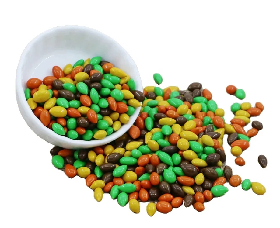 Chocolate coated sunflower seeds kernels Chinese manufacture sunny drops chocolate bean