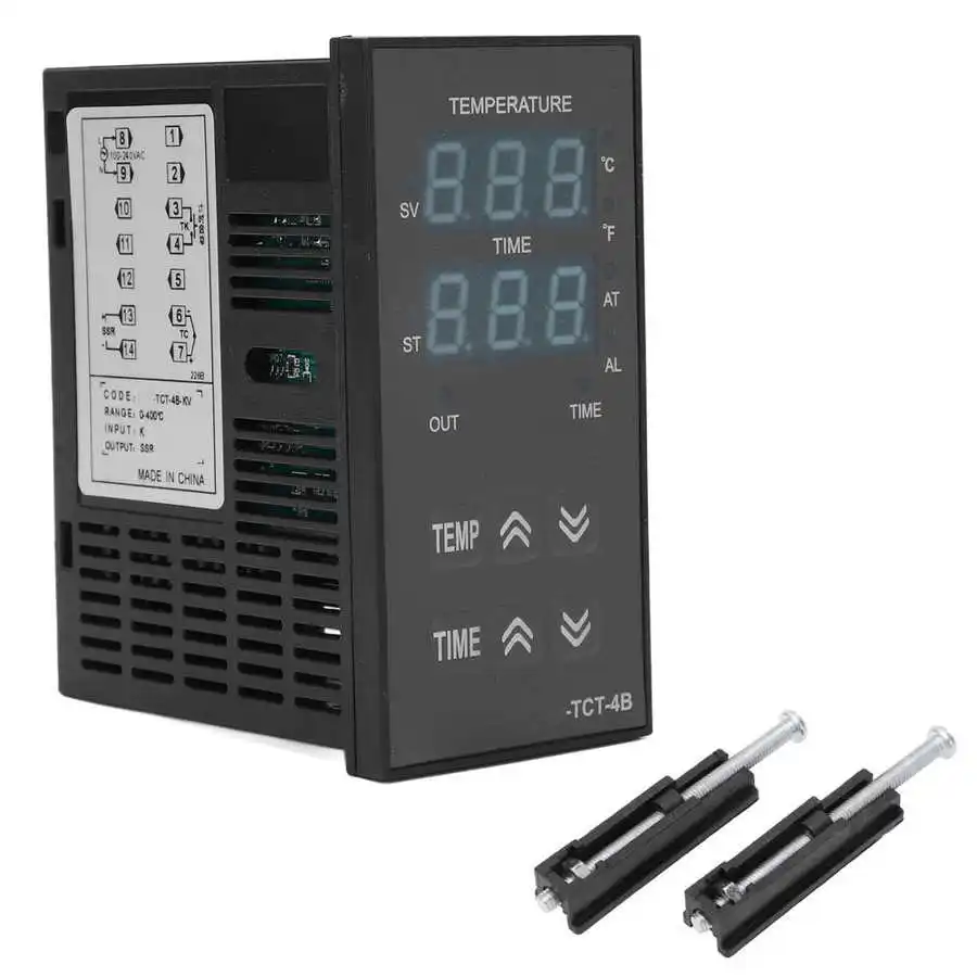 Digital Display Temperature Controller PID Control Thermostat for Heat Press Machine 100 240V