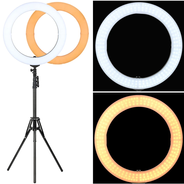 Photo/Studio/Phone/Video Led Ringlight with Filter Mirror Tripod Stand Led Lamp Ring Light for photography lighting