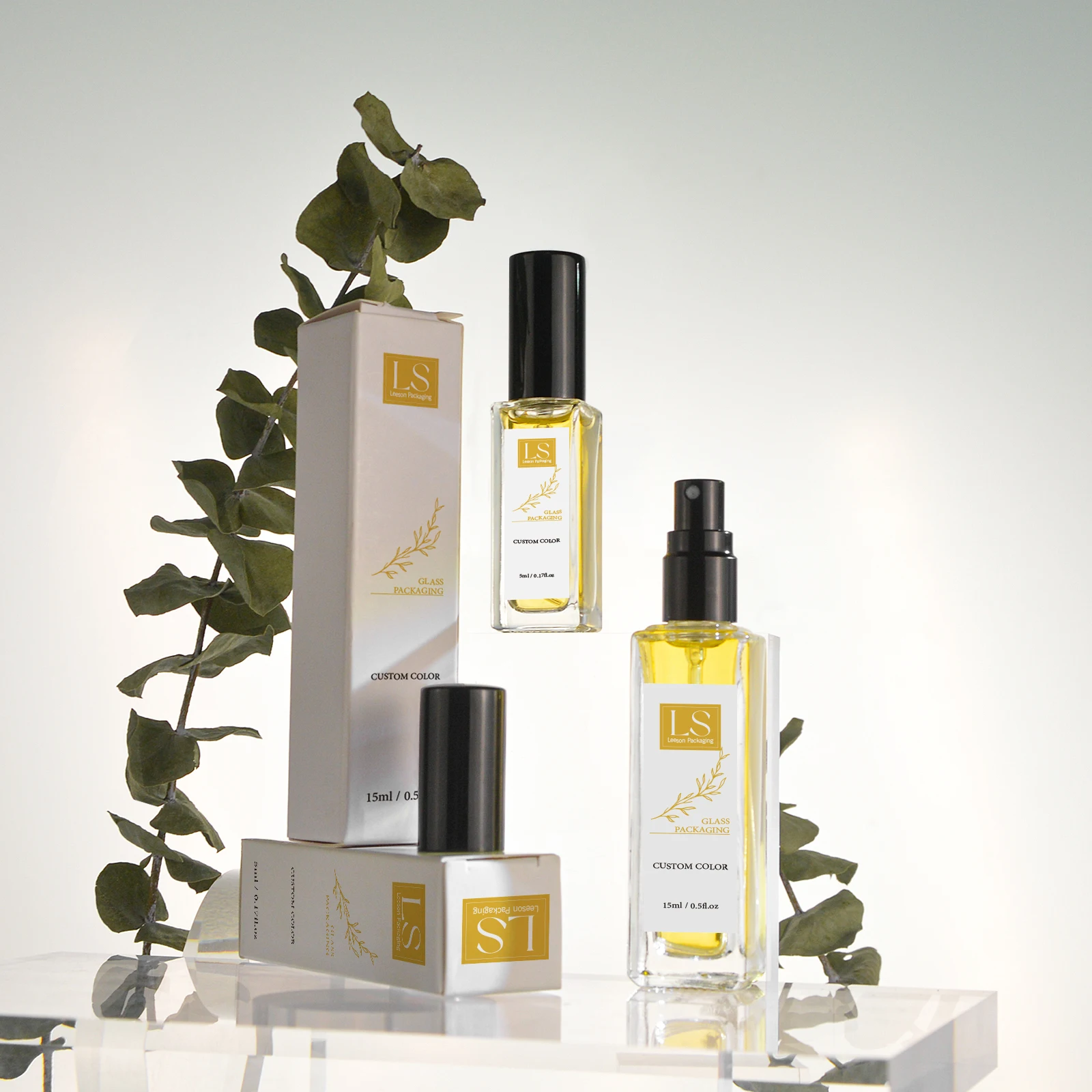 Custom Logo 5ml 15ml Empty Oud Parfum Skincare Bottle Square Packaging Gift Box Luxury Empty Fragrance Perfume Box Packaging