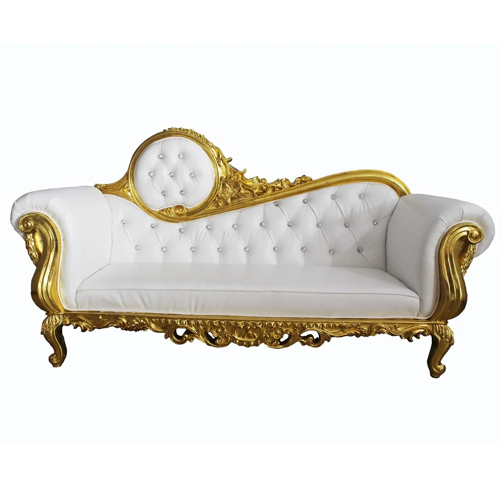 luxury high back classic royal PU leather crystal solid wood banquet party events king throne chair