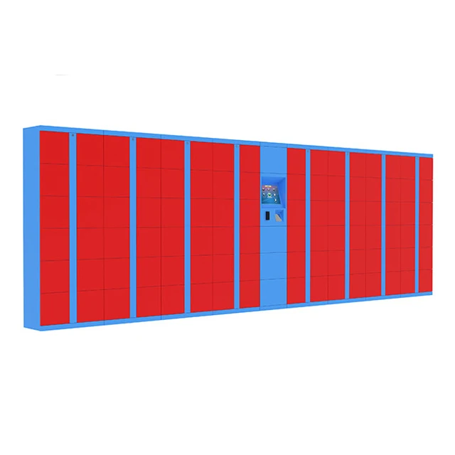 Electric Digital Parcel Delivery Lockers For Retail Store Intelligent 15 Inch Touch Screen