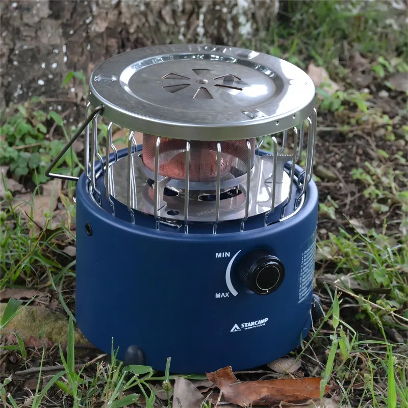 STARCAMP 2000W Outdoor Portable Camping Propane Mini Gas Heater and Stove 2 in 1