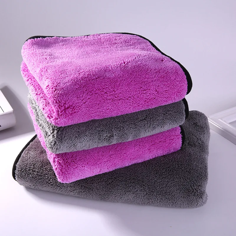 Wholesale Super Water Absorbent  40*60cm 800gsm Microfiber Car Detailing Polishing Towel Wax Cloth