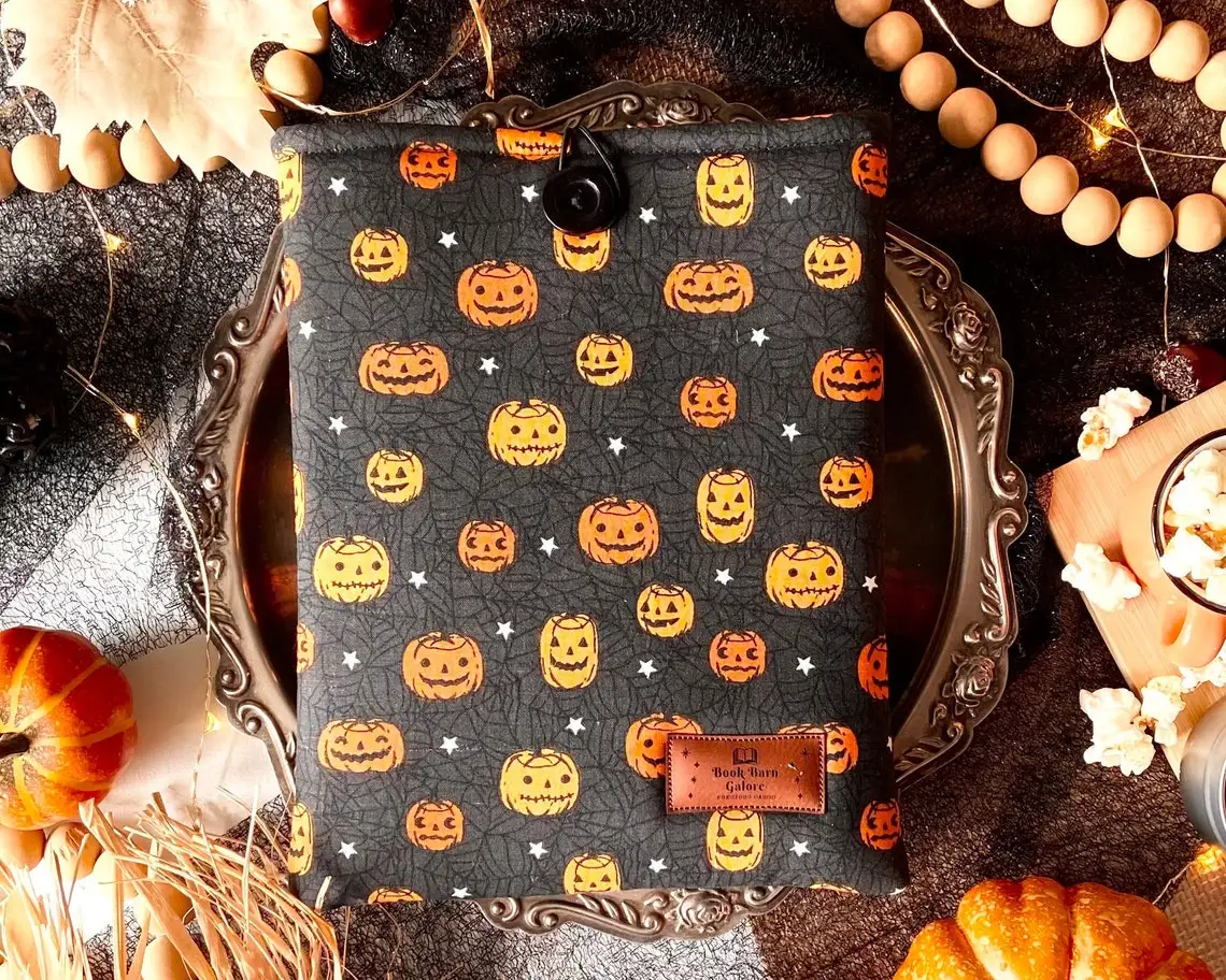 hot sale customized wholesale pumpkin book cover exquisite print book sleeve multiple styles cover book