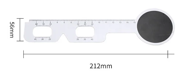 Ophthalmology Equipment Plastic Pupilometer Pd Meter Ruler Multifunction Optical Eye Occluder