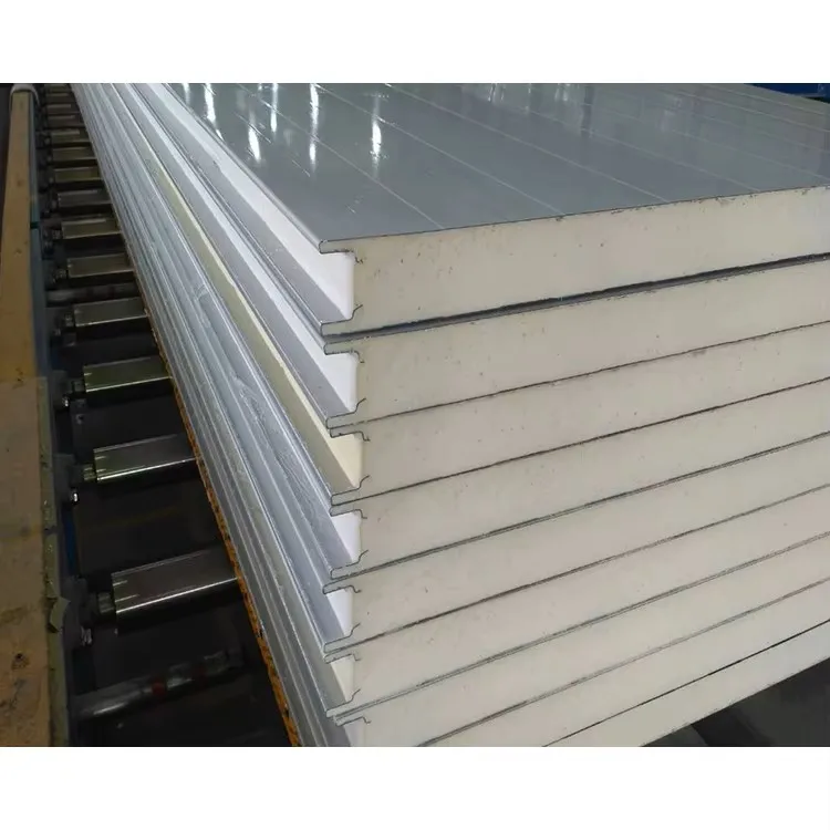Modern Exterior Wall Sandwich Panel Roof Warehouse Application Efficient Insulation Featuring Metal Foam Core Aluminum Cement
