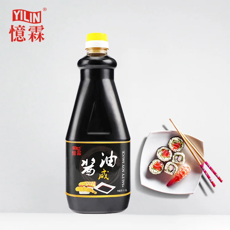 1.1L OEM Factory Price Bulk Salted Soy Sauce Shoyu for home cooking