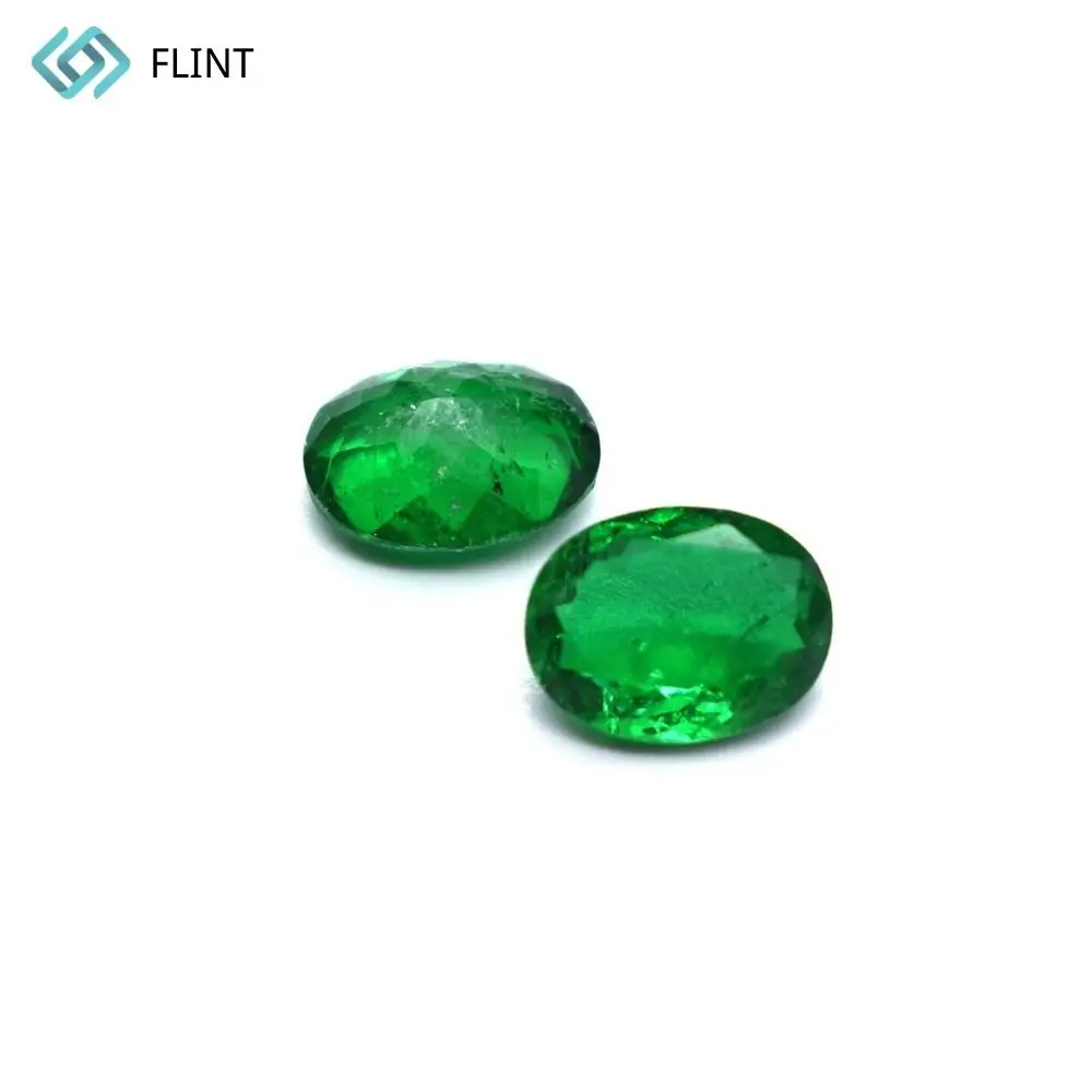 FLINT Fine Quality Wholesale Price Pear Cut Natural Emerald Stone