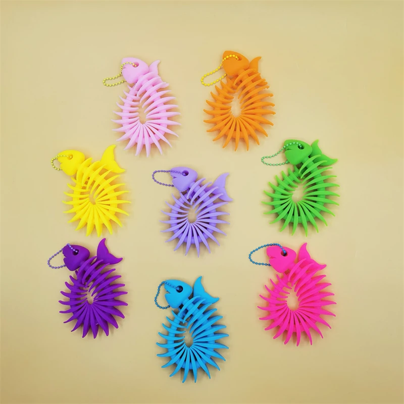 Multicolor TPR Stress Relieve Rope Noodles Fidget Sensory Toys For Adults And Kids